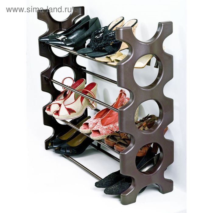фото Подставка для обуви, цвет коричневый primanova