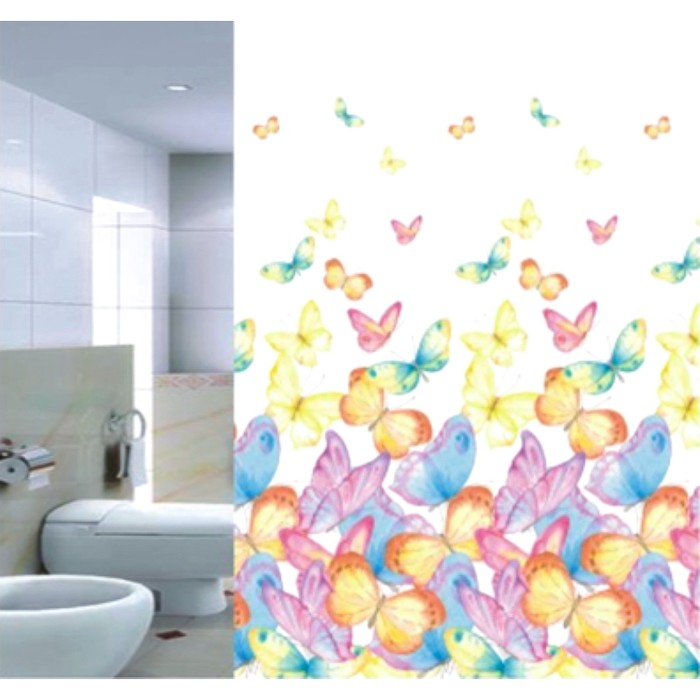 

Штора для ванной 180 х 200 Butterflies