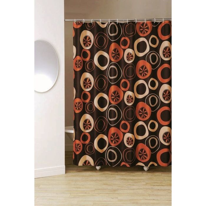 Штора для ванной 180х200 Circles