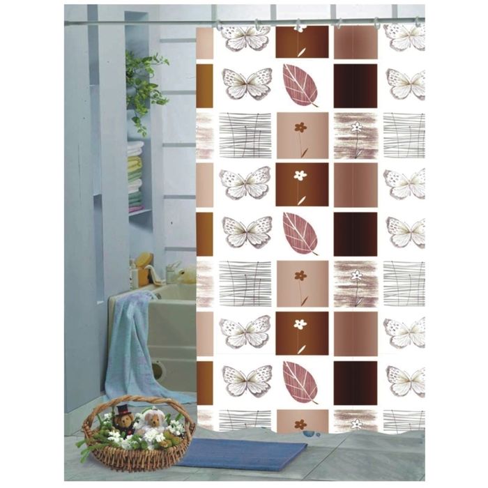 Штора для ванной 180х200 Herbarium