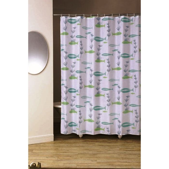 Штора для ванной 180х200 Lucky Fish