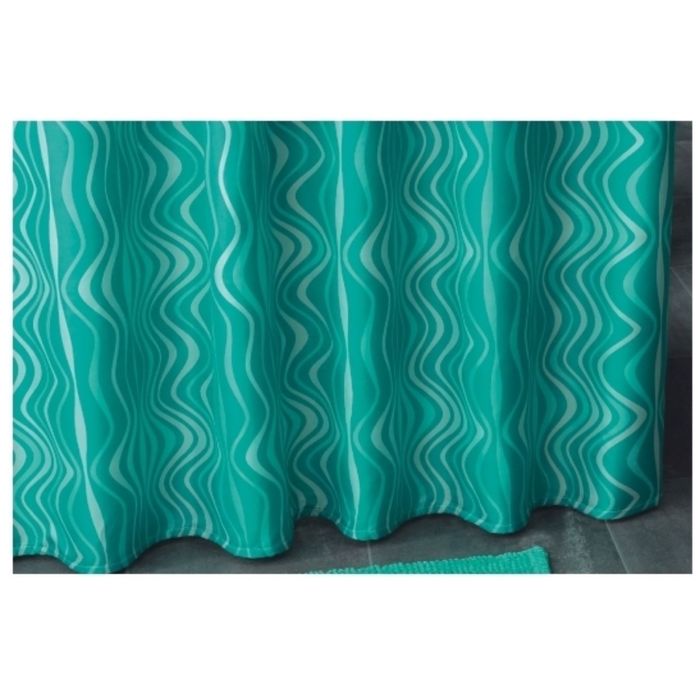 Штора для ванной 180х200 Moir Aquamarine