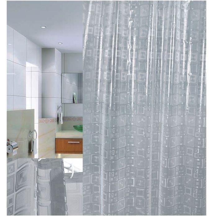 Штора для ванной 180х200 Squares 3D