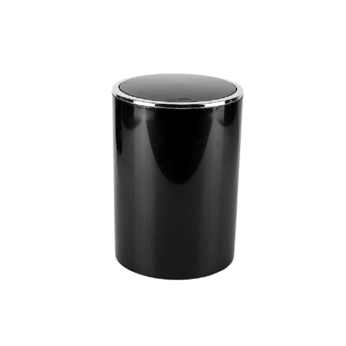 Мусорное ведро с крышкой Lenox, цвет черный мусорное ведро с крышкой цвет серый
