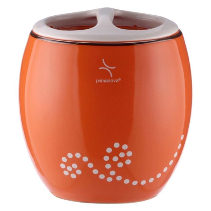 Стакан для зубных щёток Maison, цвет оранжевый