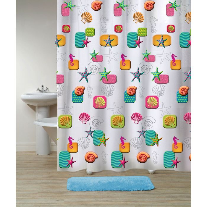 Штора для ванной 180х200 Mercan