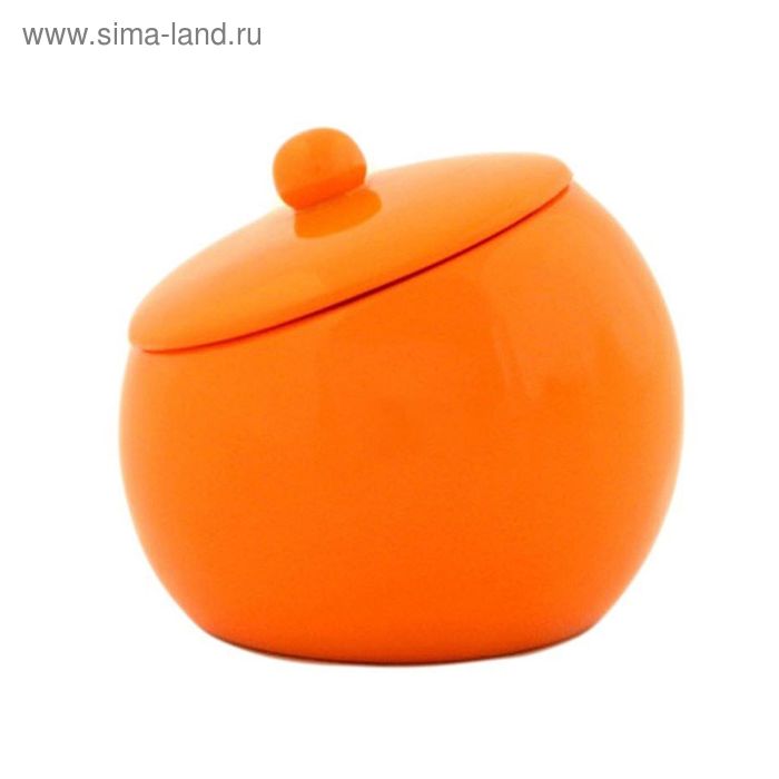 Контейнер для ватных палочек Nora, цвет оранжевый контейнер для ватных палочек vidage fiole цвет коричневый