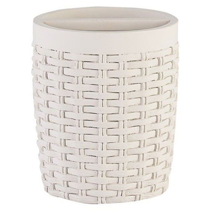 Стакан для пасты и щёток Rattan, цвет бежевый