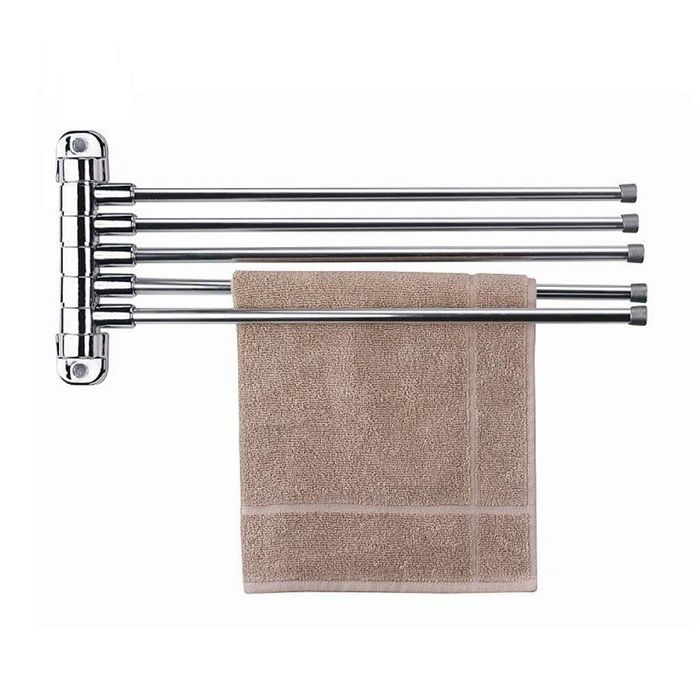 Вешалка для полотенец, 5 спицы, цвет хром