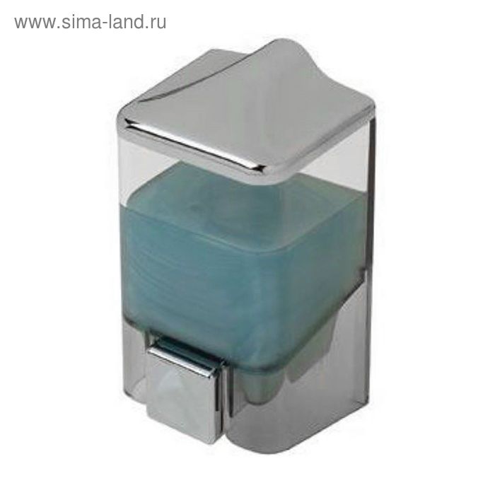 Дозатор для мыла 1000 мл, цвет прозрачный-хром