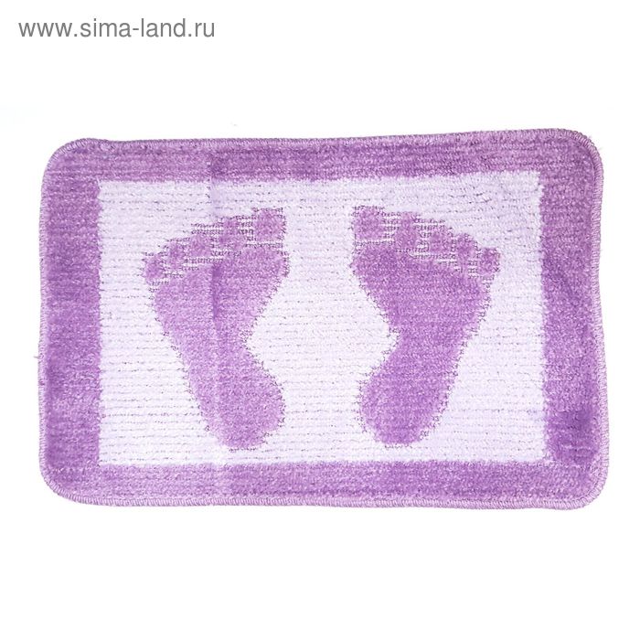 Коврик для ванной Paty Foot, цвет фиолетовый