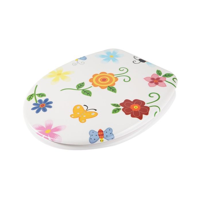 Сиденье для унитаза MICHELLE дюропластовое с системой "лифт"