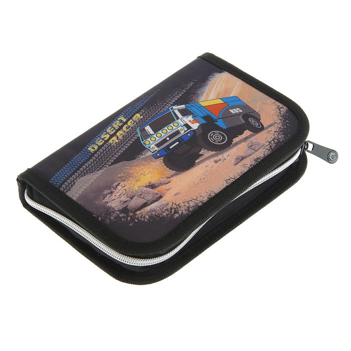 Пенал 1 секция откидная планка 140*205 наполн. лам.карт MagTaller 27 предм Dakar 30216-51