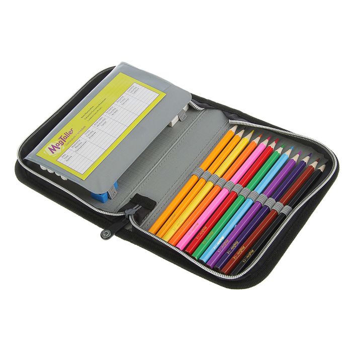 Пенал 1 секция откидная планка 140*205 наполн. лам.карт MagTaller 27 предм Dakar 30216-51