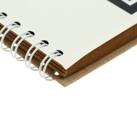 Скетчбук 250 x 250 мм, 60 листов на гребне Sketchbook, обложка мелованный картон, жёсткая подложка, матовая ламинация, блок крафт-бумага 80 г/м2 от Сима-ленд