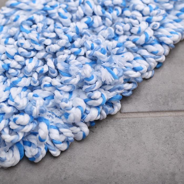 Насадка для швабры, микрофибра 42х12 см, цвет МИКС