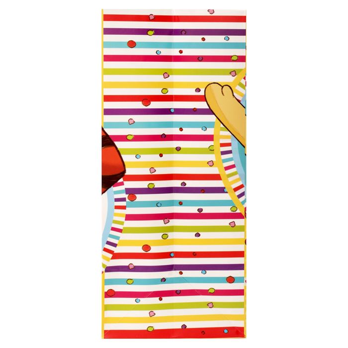 Пакет ламинированный вертикальный "Веселого Дня Рождения! ", Медвежонок Винни и его друзья, 23 х 27 х 11.5 см