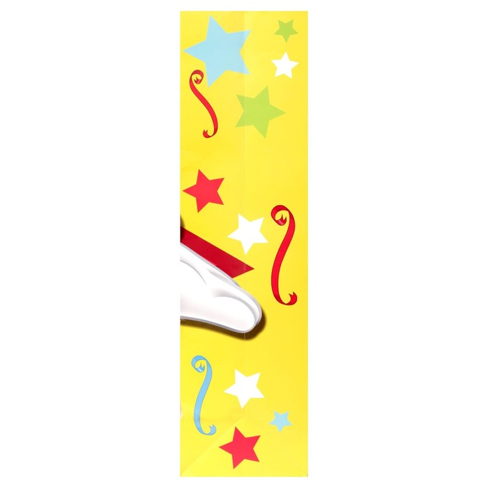 Пакет ламинированный вертикальный "С Днем Рождения" , Микки Маус ,31 х 40 х 11 см