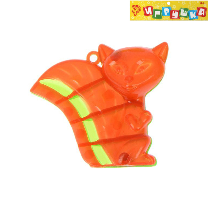 Игрушка музыкальная свисток "Лисица", МИКС