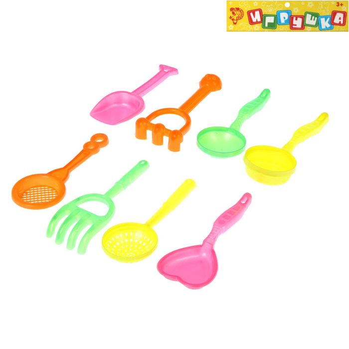 Игрушка для игры в песочнице, 8 видов, МИКС