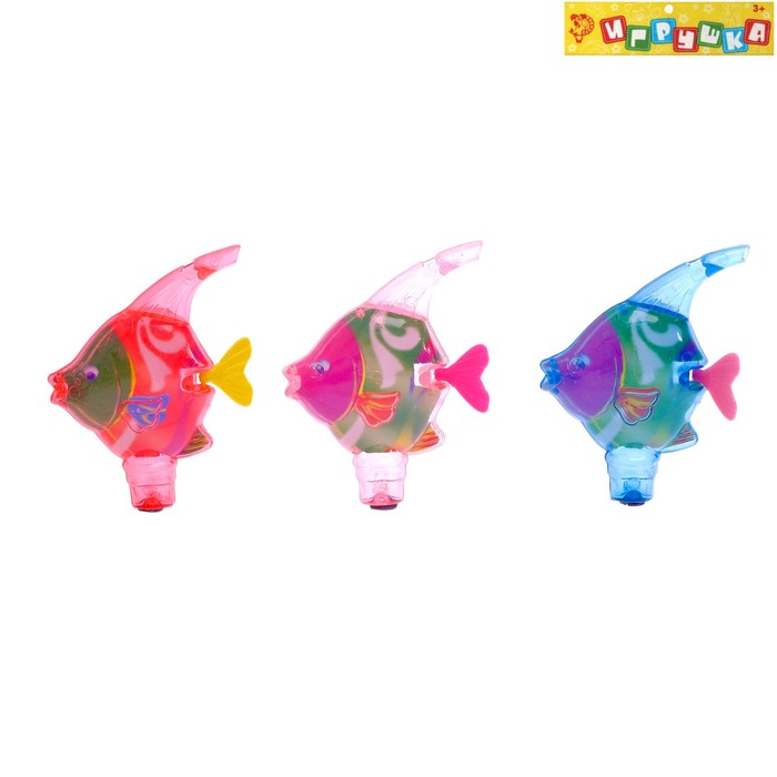 Игрушка музыкальная свисток "Рыбка", МИКС
