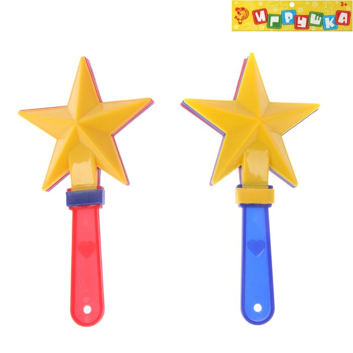 Игрушка музыкальная стучалка "Звезда", МИКС