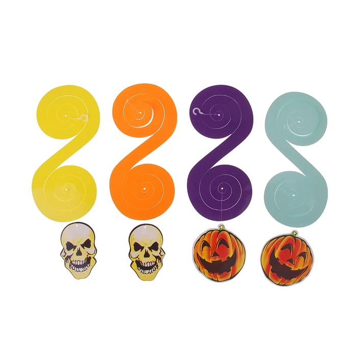Спираль серпантин "Хэллоуин" (набор 4 шт)