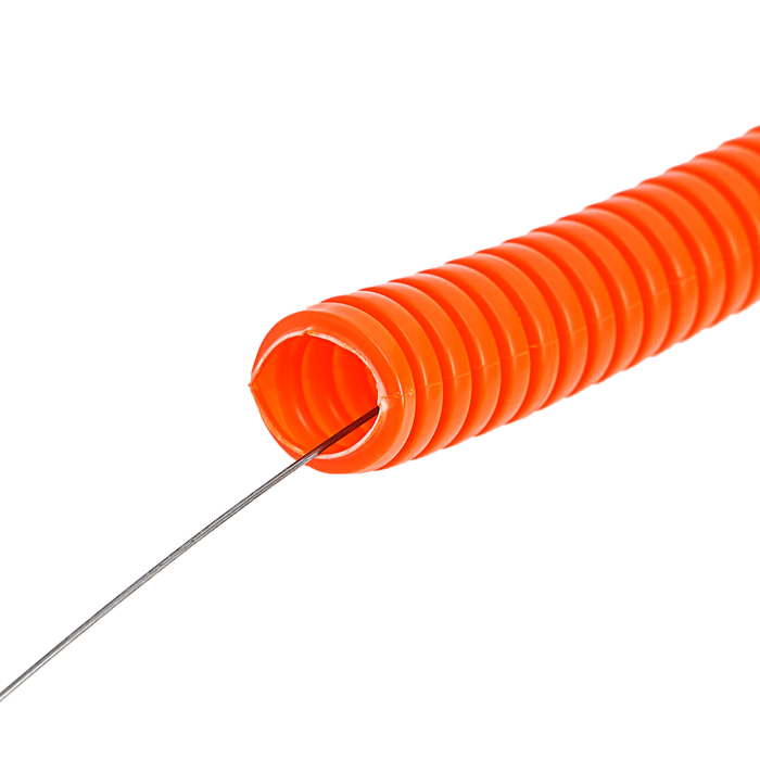 Труба ПНД "ДКС" 71525, гофро, тяжелая, c протяжкой, d=25, 50 м