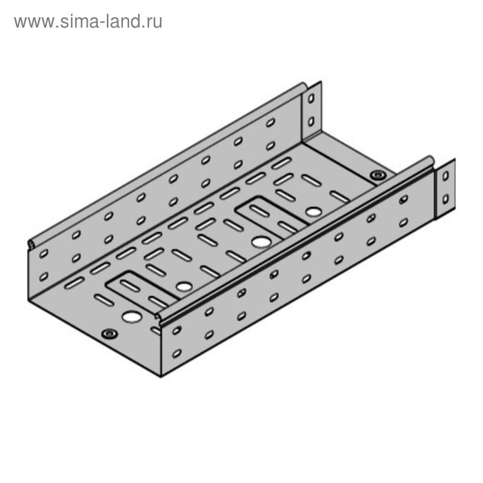 Лоток перфорированный DKC 35344, 300х100 мм, 3 м лоток перфорированный dkc 35302 100х80 мм 3 м