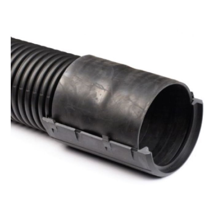 Муфта "ДКС" 017110 разъемная, с фиксатором, для двустенных-дренажных труб, d=110 мм