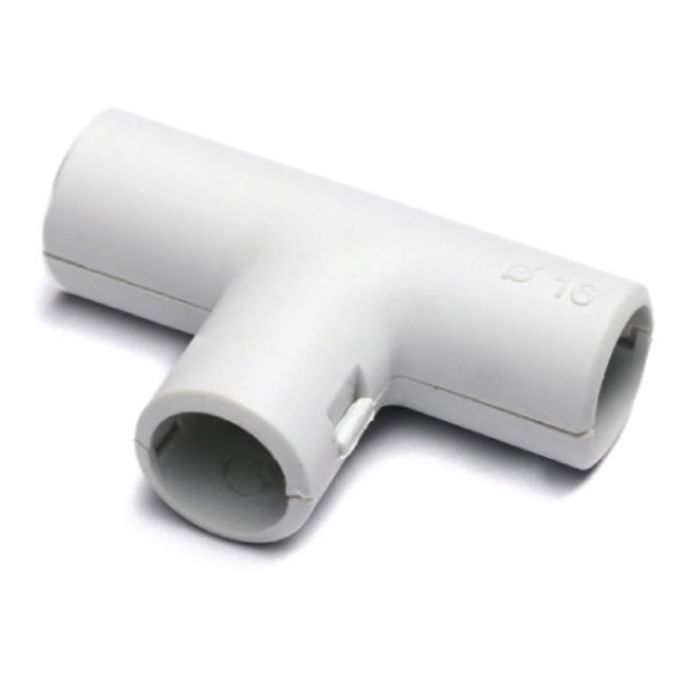 Тройник "ДКС" 50625, для жестких труб, d=25, разъемный