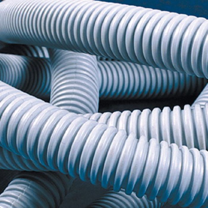Труба ПВХ "ДКС" 91516, гофро, тяжелая, с протяжкой, d=16мм, 100 м