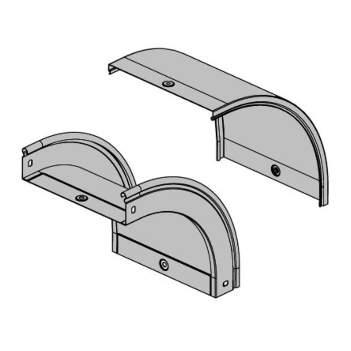 Угол "ДКС" 36785, для лотка, вертикальный, внеш. 90град., Cd=90, 300х50