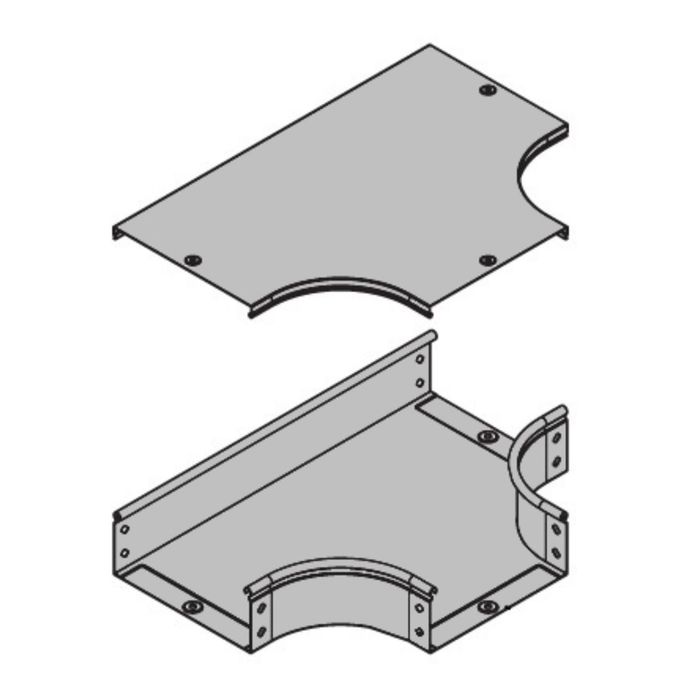 Ответвитель DPT "ДКС" 36126, для лотка Т-образный, горизонтальный 400х50