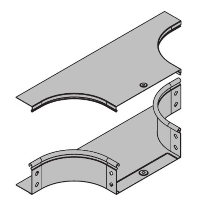 Крышка "ДКС" 38363, на ответвитель горизонтальный DL, основание 100 мм