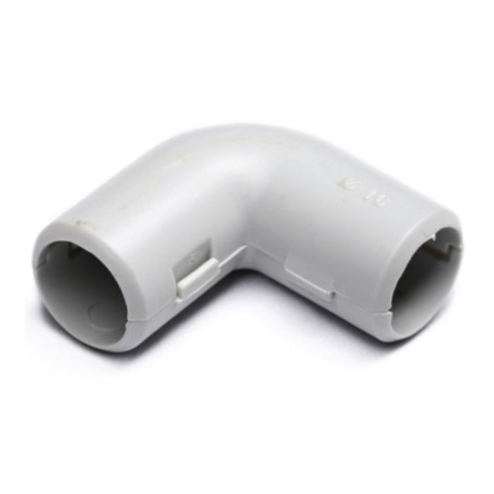 Поворот "ДКС" 50525 на 90 град., для жестких труб, разъемный, d=25, IP40