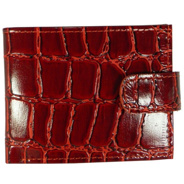 Портмоне женское 11,5х2х9, отделы для купюр, монет, кредитных карт, красный