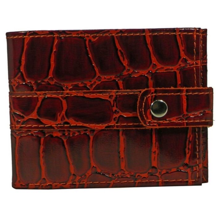 Портмоне женское 11,5х2х9, отделы для купюр, монет, кредитных карт, красный