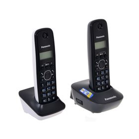 

Радиотелефон Dect Panasonic KX-TG1612RU1 темно-серый/белый, АОН