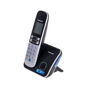 Радиотелефон Dect Panasonic KX-TG6811RUB чёрный, АОН Ош