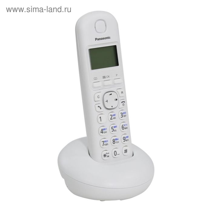 Радиотелефон Dect Panasonic KX-TGB210RUW белый, АОН
