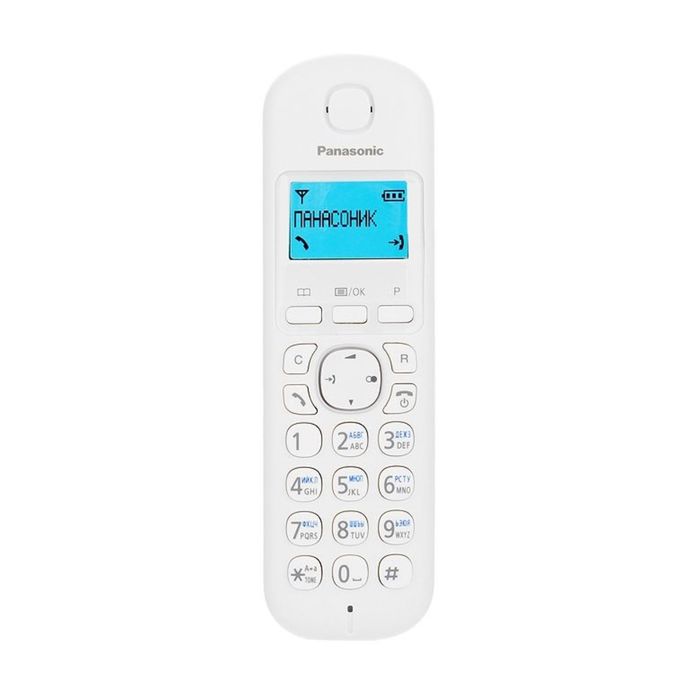 Радиотелефон Dect Panasonic KX-TGB210RUW белый, АОН