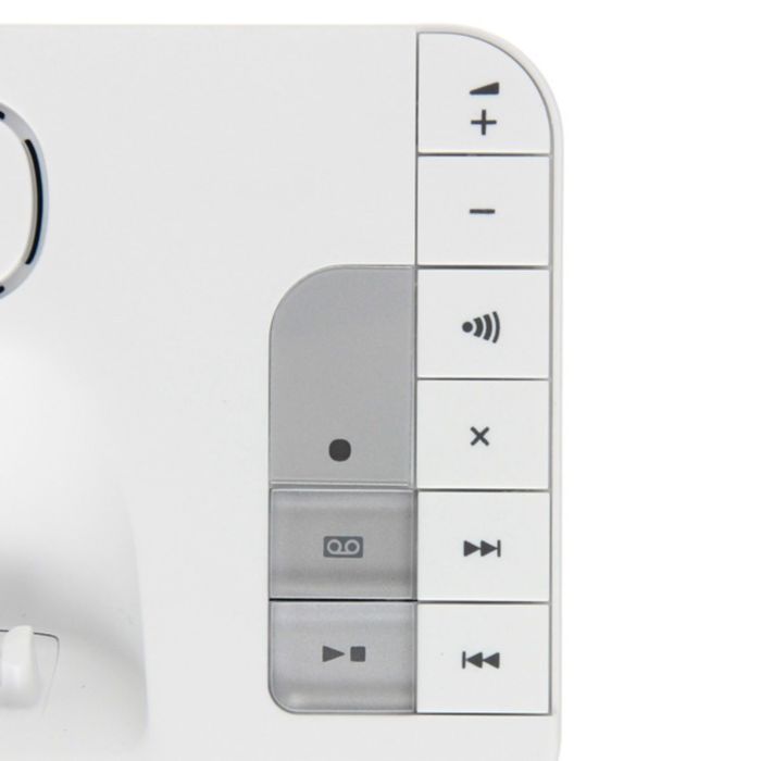 Радиотелефон Dect Panasonic KX-TGH220RUW белый, автооветчик, АОН