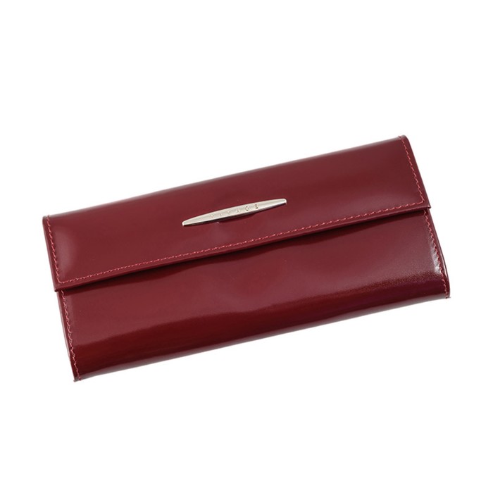 Портмоне женское, 1 отдел для купюр, для монет, для кредитных карт, цвет коричневый