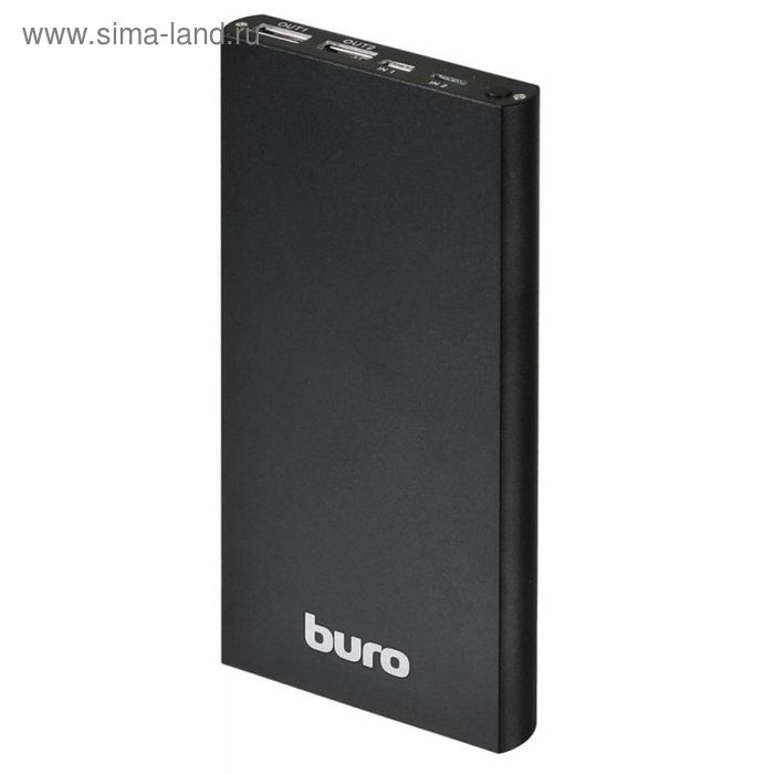Портативный аккумулятор Buro RA-12000-AL-BK Li-Pol 12000 mAh