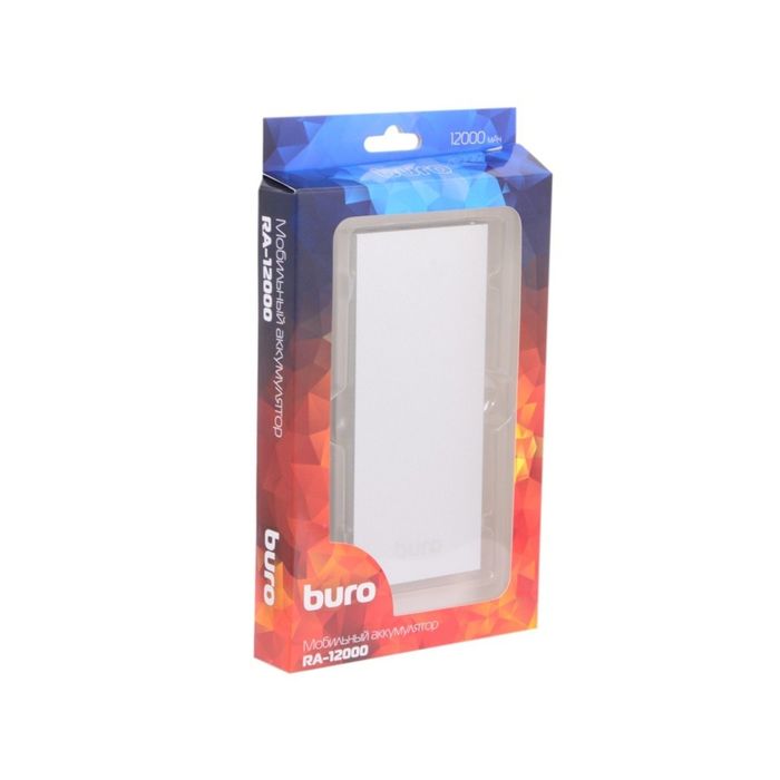Внешний аккумулятор Buro RA-12000-AL Li-Pol 12000 mAh
