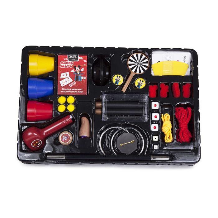 Набор для демонстрации фокусов "Mickey Mouse" (100 фокусов, DVD, 27х7,5х41 см) Disney