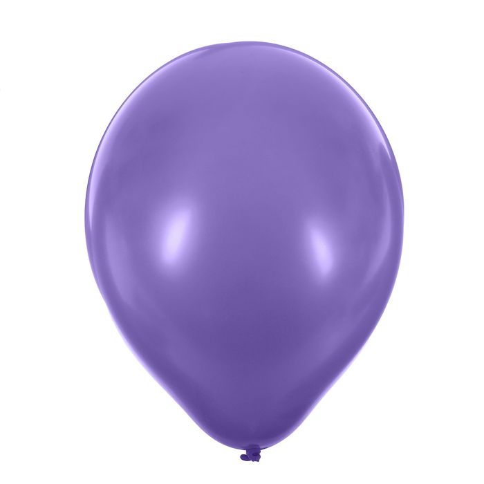 Шары латексные 10", пастель, набор 100 шт., цвет сиреневый