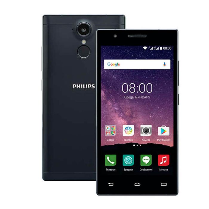 Смартфон Philips Xenium X586 16Gb черный