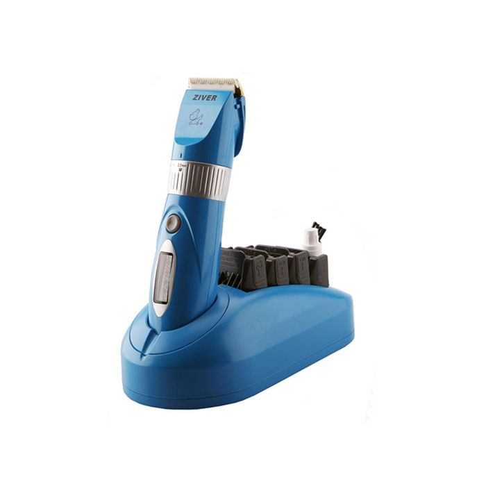 Машинка для стрижки животных ZIVER-202 аккумуляторно-сетевая с цветным цифровым дисплеем